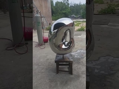 مجسمه باغ کوچک از جنس استنلس استیل، زیور آلات داخلی با ارتفاع 1.0 متر برای هتل