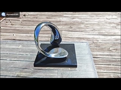 تزئینات داخلی فولاد ضد زنگ مدرن مجسمه سازی